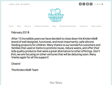 Tablet Screenshot of kinder-ville.com
